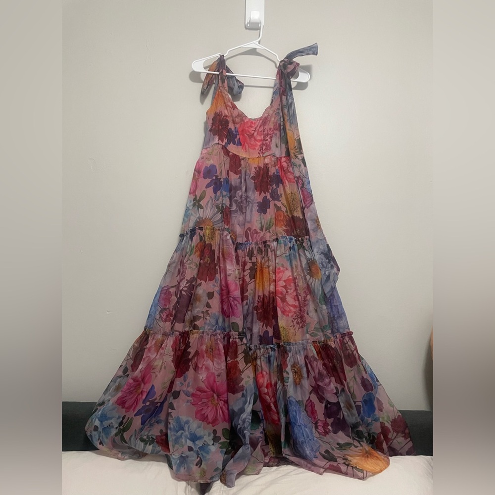 Audrey Park x Francesca’s Floral Maxi Dress
